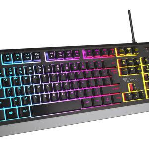 GENESIS Rhod 300 RGB-näppäimistö Gaming USB QWERTY Englanti Musta