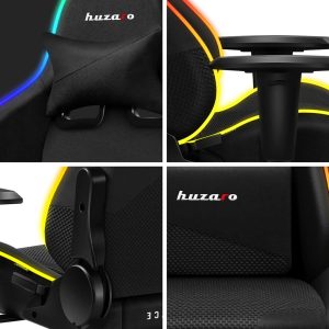 Huzaro Force 6.2 Mesh RGB -pelituoli