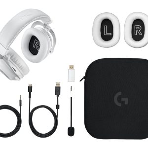 Logitech G 981-001269 Langattomat kuulokkeet/headset Langaton Head-band Gaming Bluetooth Valkoinen