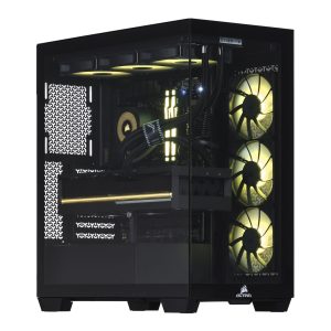 Actina 5901443413851 PC AMD Ryzen™ 7 7800X3D 32 Gt DDR5-SDRAM 2 Tt SSD NVIDIA GeForce RTX 5080 Windows 11 Home Midi Tower Musta