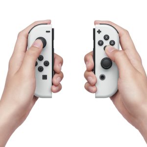 Nintendo Switch Oled White kannettava pelikonsoli 17,8 cm (7") 64 Gt kosketusnäyttö Wi-Fi White