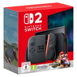 Nintendo Switch 2 + Mario Kart World kannettava pelikonsoli 20,1 cm (7,9") 256 Gt kosketusnäyttö Wi-Fi Musta
