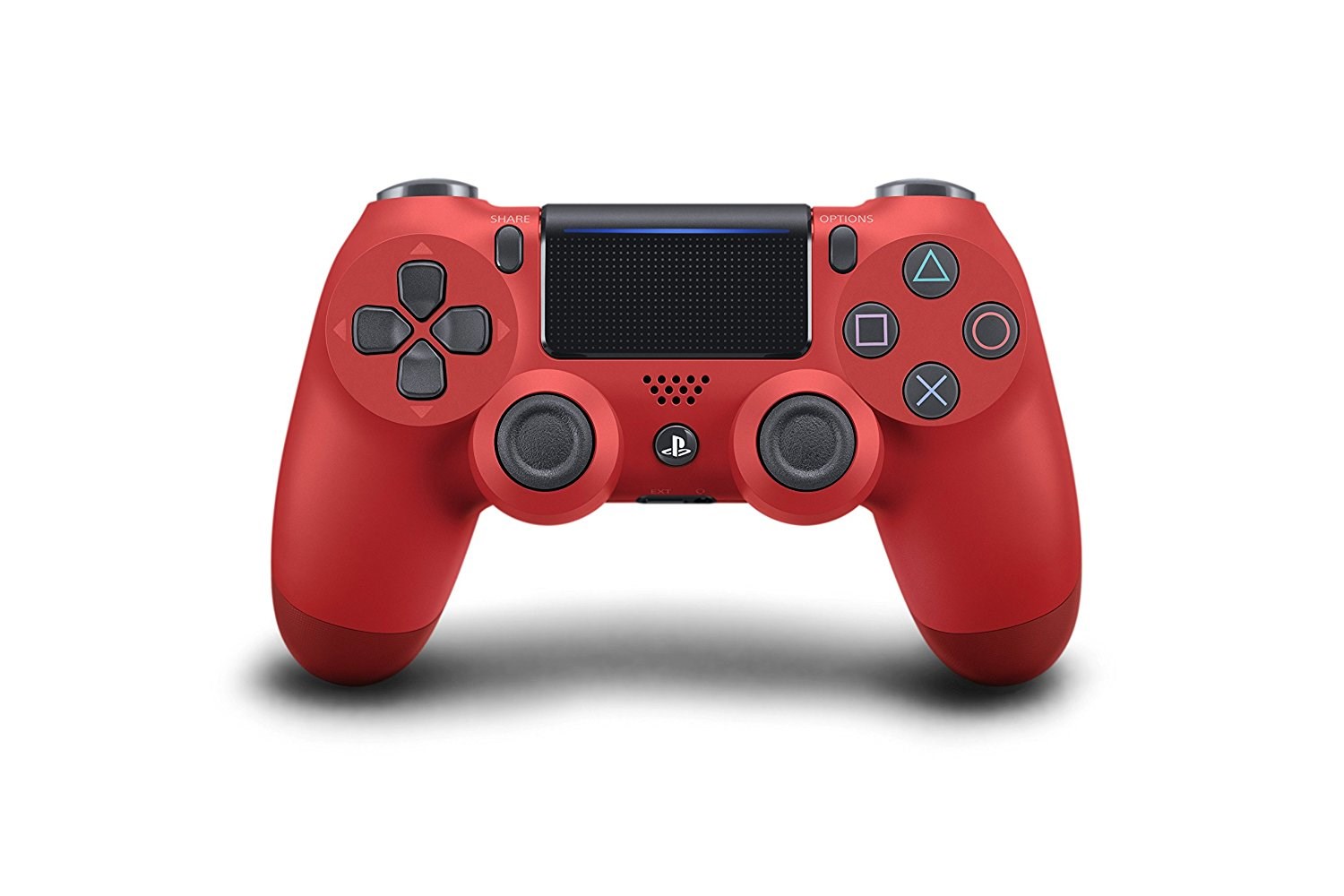 Sony DualShock 4 Red Bluetooth/USB-peliohjain, analoginen / digitaalinen PlayStation 4