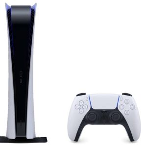 Sony PlayStation 5 -digitaalikonsoli valkoinen, musta