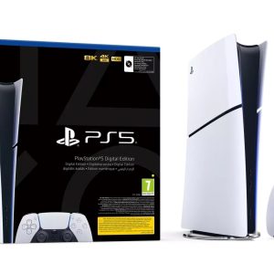 Sony PlayStation 5 Digital Slim e-alusta 825 Gt Musta, valkoinen