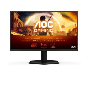 AOC G4 25G42E tietokonenäyttö 62,2 cm (24,5") 1920 x 1080 pikseliä Full HD LED musta, punainen
