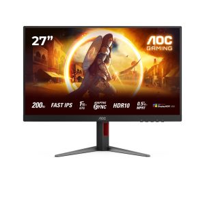 AOC 27G4HA tietokonenäyttö 68,6 cm (27") 1920 x 1080 pikseliä Full HD LED musta, punainen