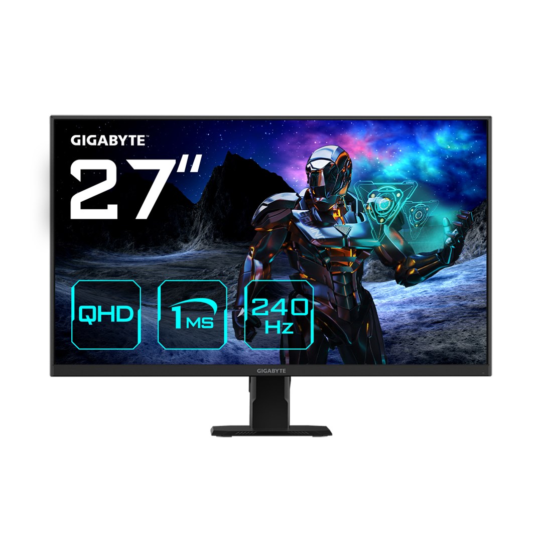 GIGABYTE GS27Q X - 27" tietokonenäyttö, 2560 x 1440 px Quad HD LED (musta)