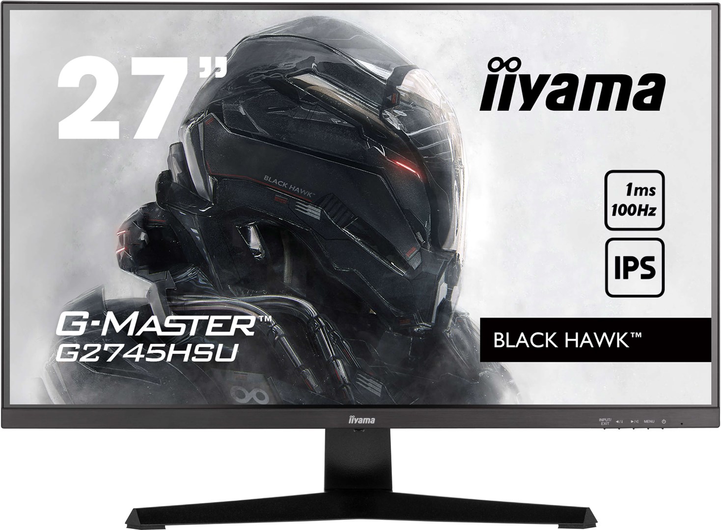 iiyama G-MASTER G2745HSU-B2 LED-näyttö 68,6 cm (27") 1920 x 1080 pikseliä Full HD Black