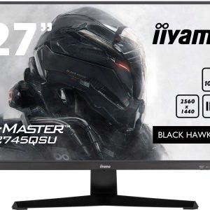 iiyama G-MASTER G2745QSU-B2 tietokonenäyttö 68,6 cm (27") 2560 x 1440 pikseliä Wide Quad HD LED musta