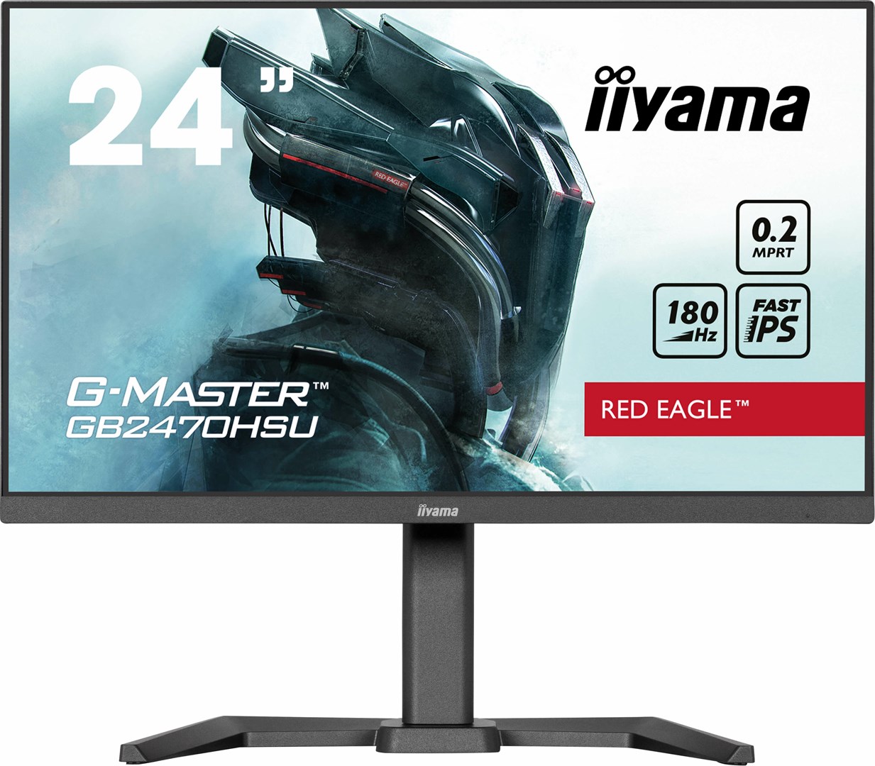 iiyama G-MASTER GB2470HSU-B6 tietokonenäyttö 60,5 cm (23,8") 1920 x 1080 pikseliä Full HD LCD musta