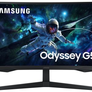 Samsung G55C tietokonenäyttö 68,6 cm (27") 2560 x 1440 pikseliä Wide Quad HD LED Musta